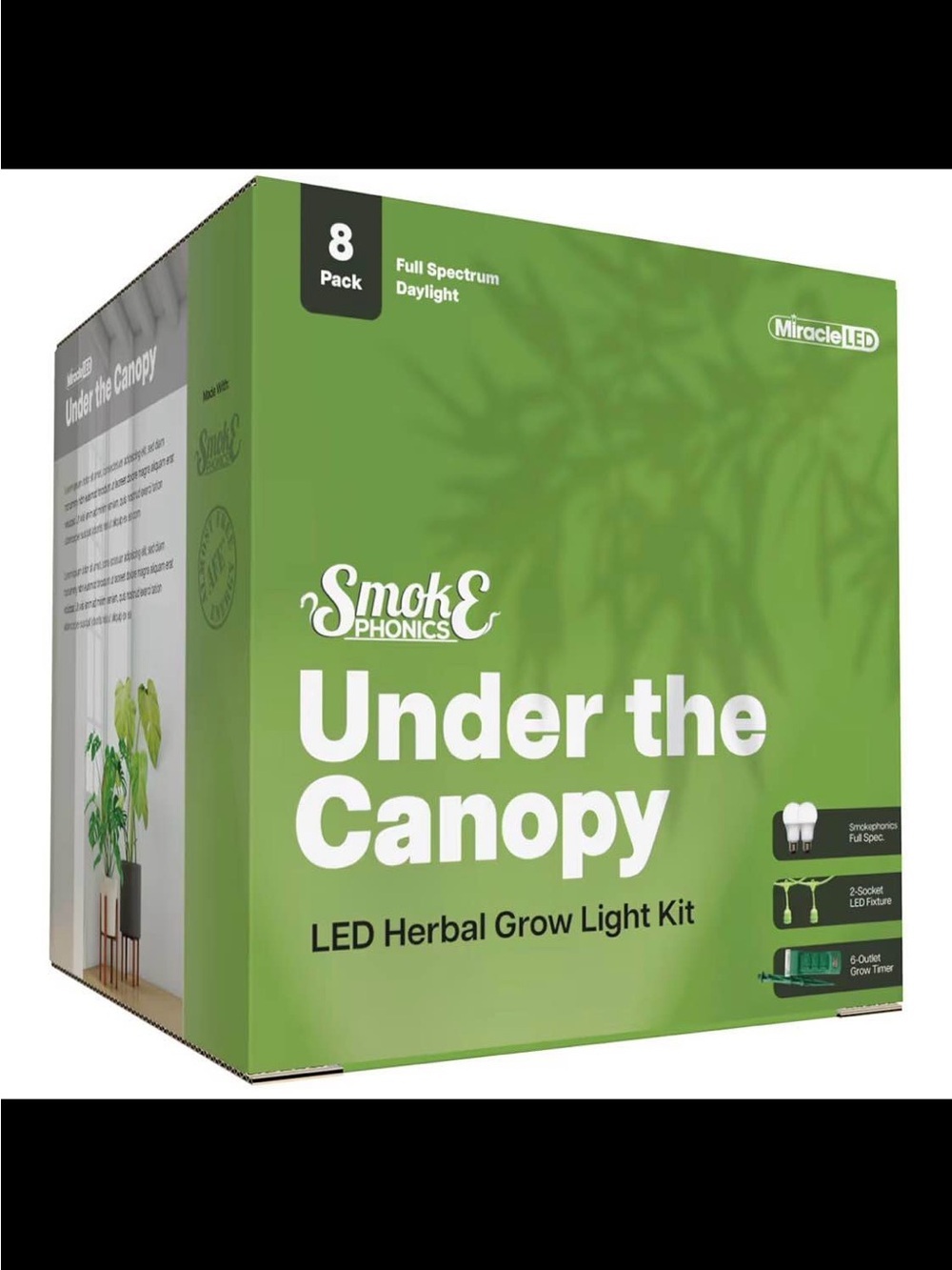 Miracle LED SmokE Phonics Under the Canopy Grow Light Kit - Green